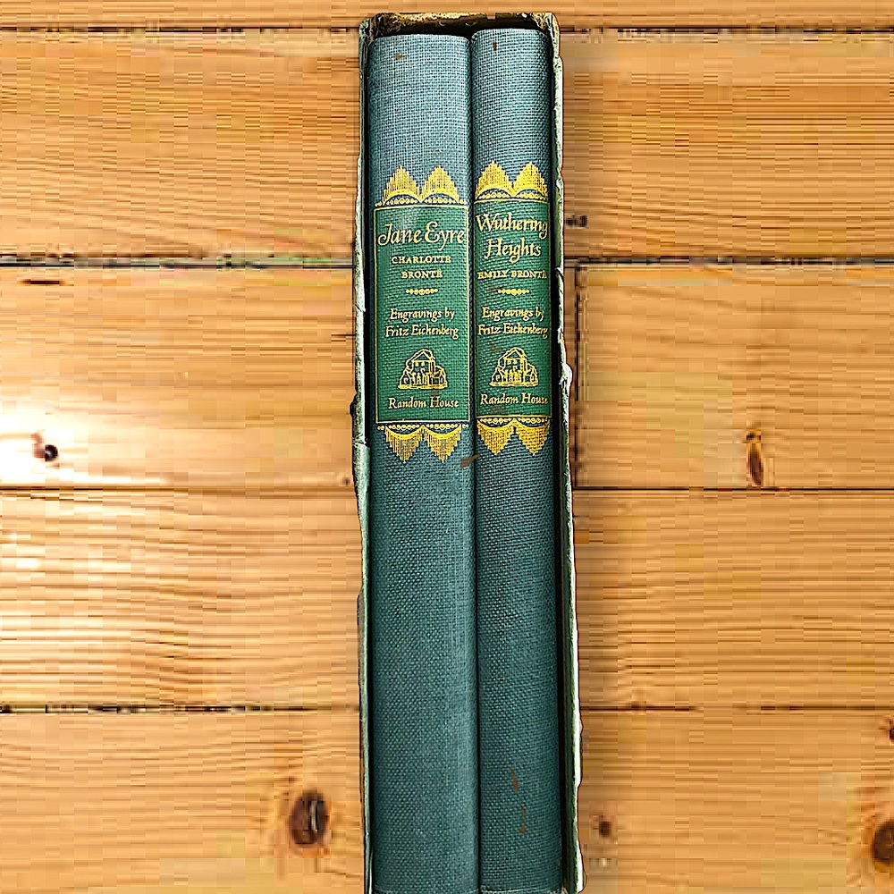 Wuthering Heights and Jane Eyre: Two Volume Box Set 1943 Editions